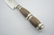 Cuchillo con cabo en Madera Redondo con 3 Virolas de Alpaca - comprar online