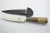 Cuchillo con cabo combinado en Madera y asta de Vaca (Cod: L42006)