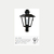 002123-95 | Farol Cuadrado para Caño 2", Chapa