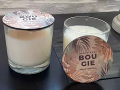 Vela De Cera Soja Aromatizada - Vela clásica con Tapa de Madera - 250 cm3