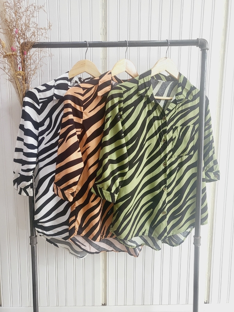 CAMISA 1 BOLSILLO M3/4 (ZEBRA). - Comprar en ivony