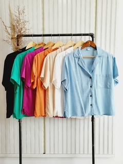 CAMISA LINO M/CORTA.