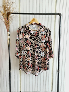 CAMISA 1 BOLSILLO EST. 3/4 (MARGARITA) - tienda online