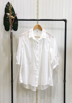 CAMISA OVERSIZE CAMPANA VOILE ALGODON. - comprar online