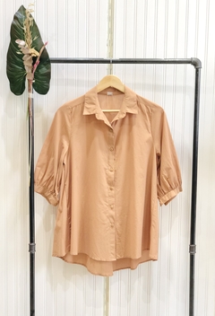 CAMISA OVERSIZE CAMPANA VOILE ALGODON. - ivony