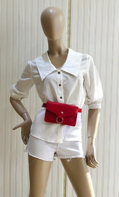 CAMISA JAZMIN CUELLO ANCHO. - comprar online
