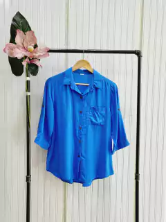 CAMISA 1 BOLSILLO M/3/4 LISA. - comprar online