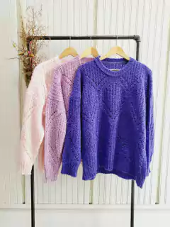 Imagen de MAXI SWEATER (CALADO) FRIZADO.