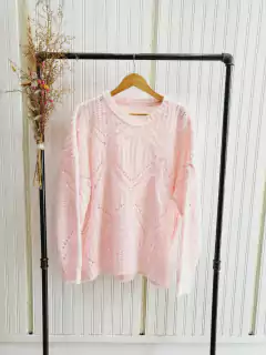 MAXI SWEATER (CALADO) FRIZADO. - comprar online