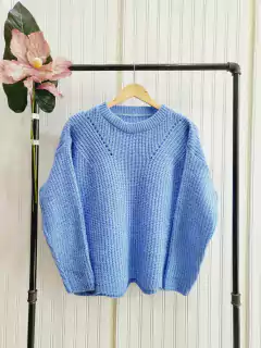SWEATER FRIZADO PUNTILLA