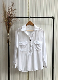 CAMISOLA 2 BOLSILLOS M/L LISO. - comprar online