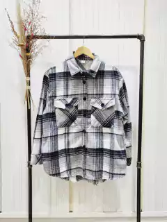 CAMISACO ESCOSES PAÑO c/bolsillos laterales. - tienda online