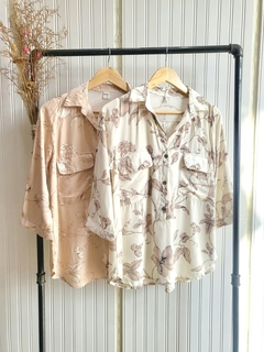 CAMISOLA 2 BOLSILLOS 3/4 (ELENA).