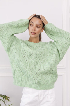 SWEATER ROMBO M/Globo FRIZADO en internet