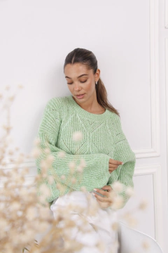 SWEATER ROMBO M/Globo FRIZADO