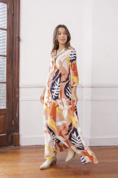 VESTIDO CAMISA EVASE (PAMELA). - ivony