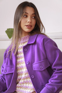 CAMISACO PAÑO LISO (C/BOLSILLOS LATERALES) - comprar online