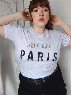 Remera bordada de lentejuelas PARIS talle especial