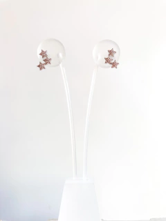 Aros de plata 925 con cubics blanco