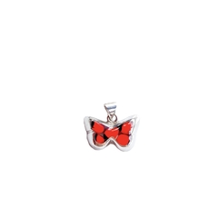 Dije de plata peruana mariposa