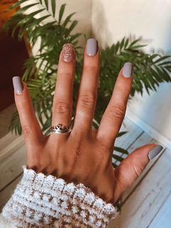 Anillo de plata corona