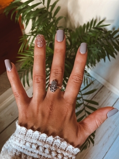 Anillo de plata mano de Fátima