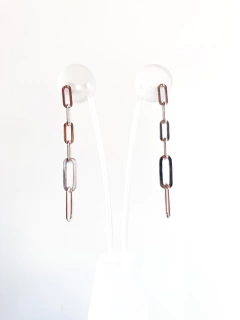 Aros de plata 925 eslabon