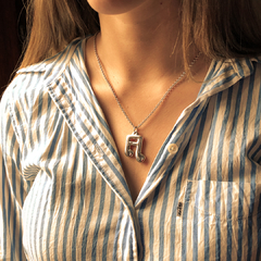 Dije de plata dos corcheas - comprar online