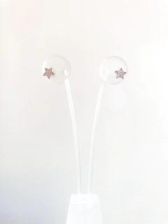 Aros de plata 925 estrella