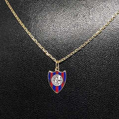 Imagen de Dije de oro cuadro de futbol