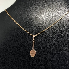 Dije de oro raqueta de tenis - comprar online