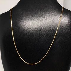 Gargantilla de oro con bolitas - comprar online