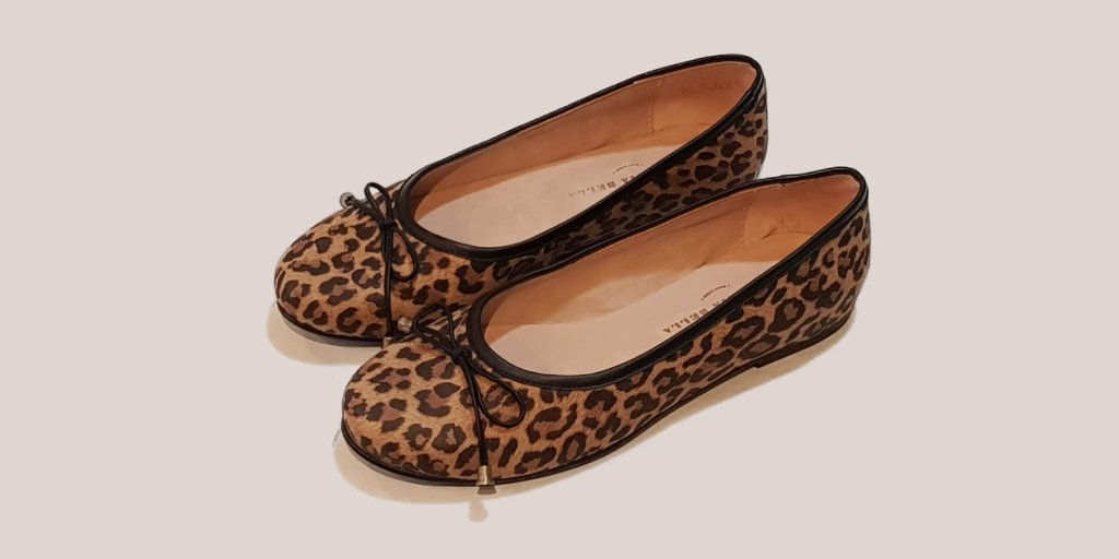 Chatita de Cuero Animal Print Lahyu - IsabelaCalzados