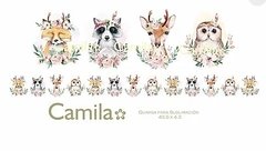 GUARDA DE SUBLIMACIÓN ANIMALITOS 2 GS011