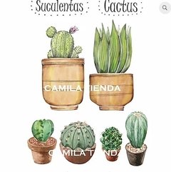 CACTUS Y SUCULENTAS S209 - SUBLIMACION A4
