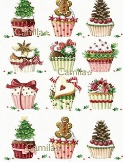 Cupcakes Navideños A3 S3070