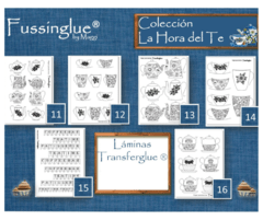 LAMINA TRANSFERGLUE "LA HORA DEL TE" Nº 12 - comprar online