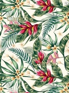 FONDO FLORES D205 - DECOUPAGE A4