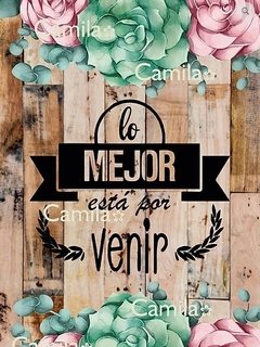 LO MEJOR ESTA POR VENIR - DECOUPAGE A4