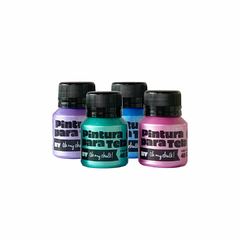 PINTURA PARA TELA OMC METALIZADA X4