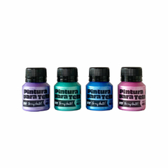PINTURA PARA TELA OMC METALIZADA X4 - comprar online