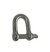 Grillete recto acero inoxidable 6mm 1/4
