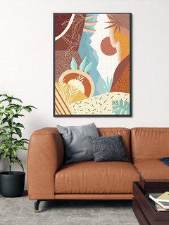 ABSTRACT - Lámina enmarcada