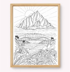 MAUI - Lámina enmarcada - comprar online