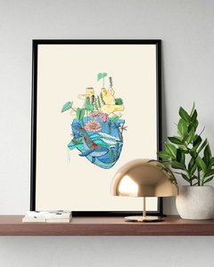 VIDA - Lámina enmarcada - comprar online
