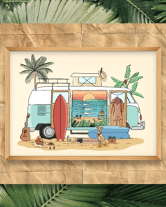 FLORIPA - Lámina enmarcada - comprar online