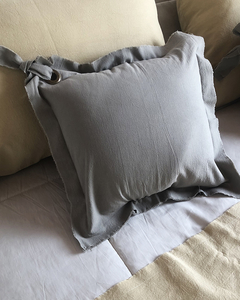 ALMOHADON 40x40 LIENZO (GRIS) - consultar por relleno, mas cantidad y colores en internet