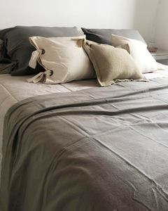 ALMOHADON 40x45 LIENZO (NATURAL) - consultar por relleno, mas cantidad y colores - comprar online