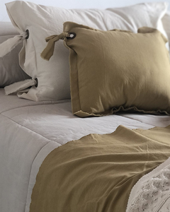 ALMOHADON XL LIENZO (CRUDO) - consultar por relleno, mas cantidad y colores - tienda online