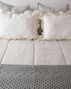 PIE DE CAMA MANOL GRIS - PREGO DECO HOME